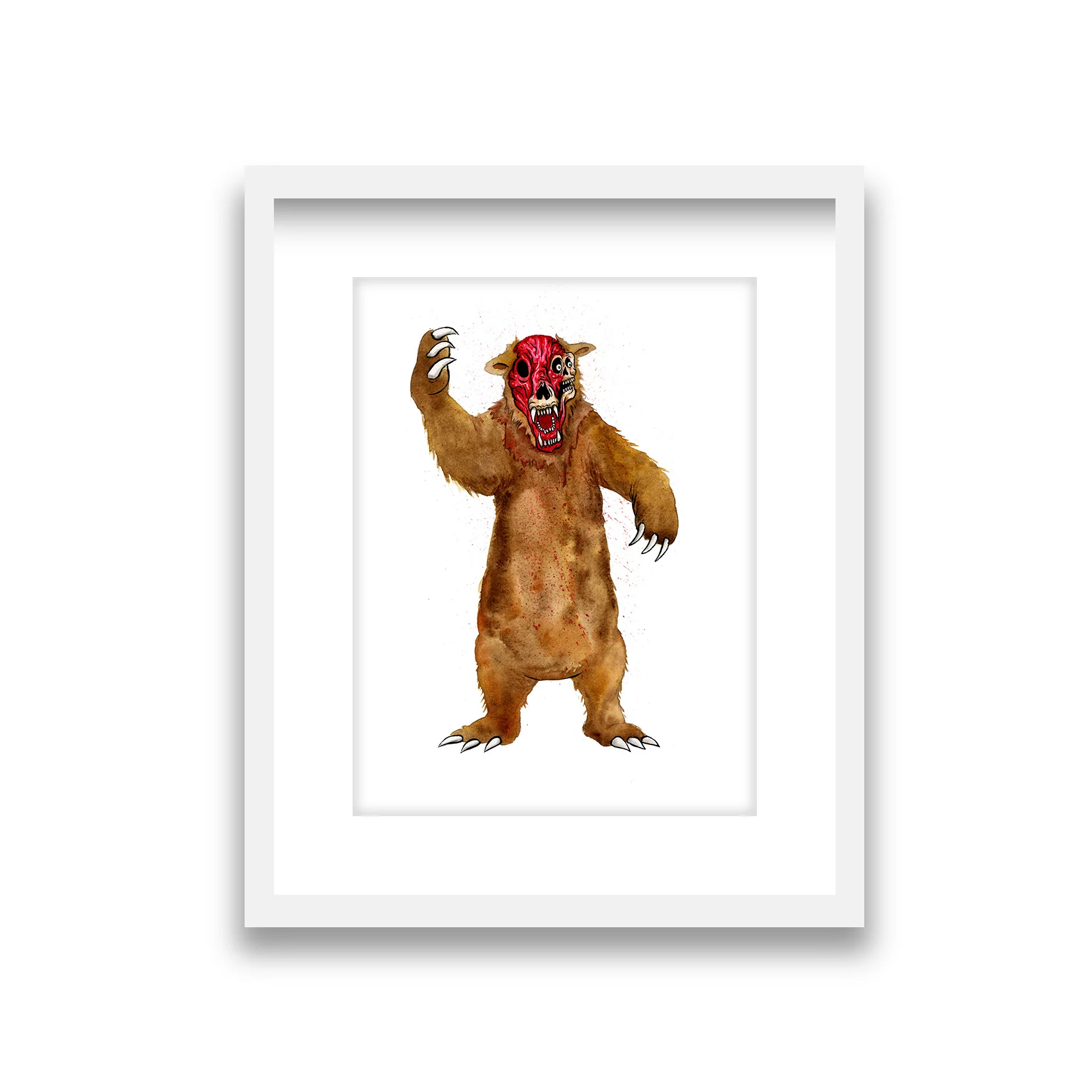 The Bear Original Art, by Alex Pardee
