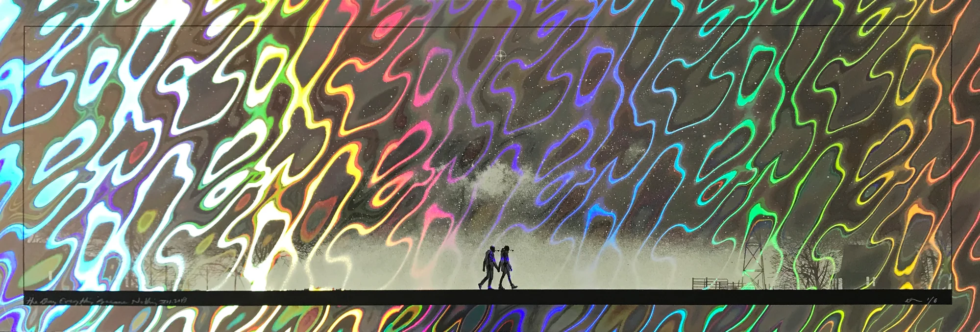 The Day Everything Became Nothing 5 - Lava Foil - Edition of 6, by Dan McCarthy thumbnail 2