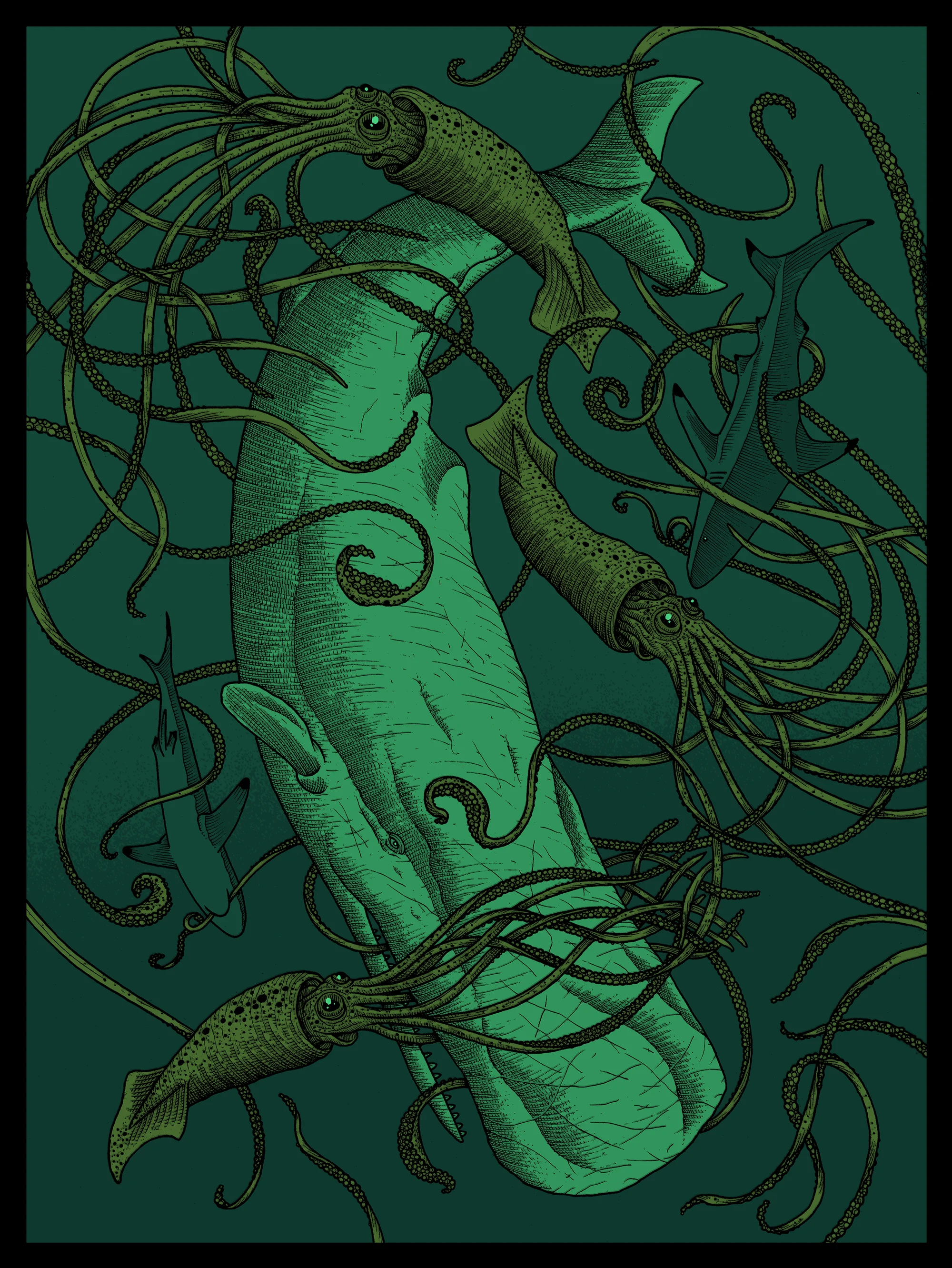 The White Whale - green edition, by Dan McCarthy thumbnail 2