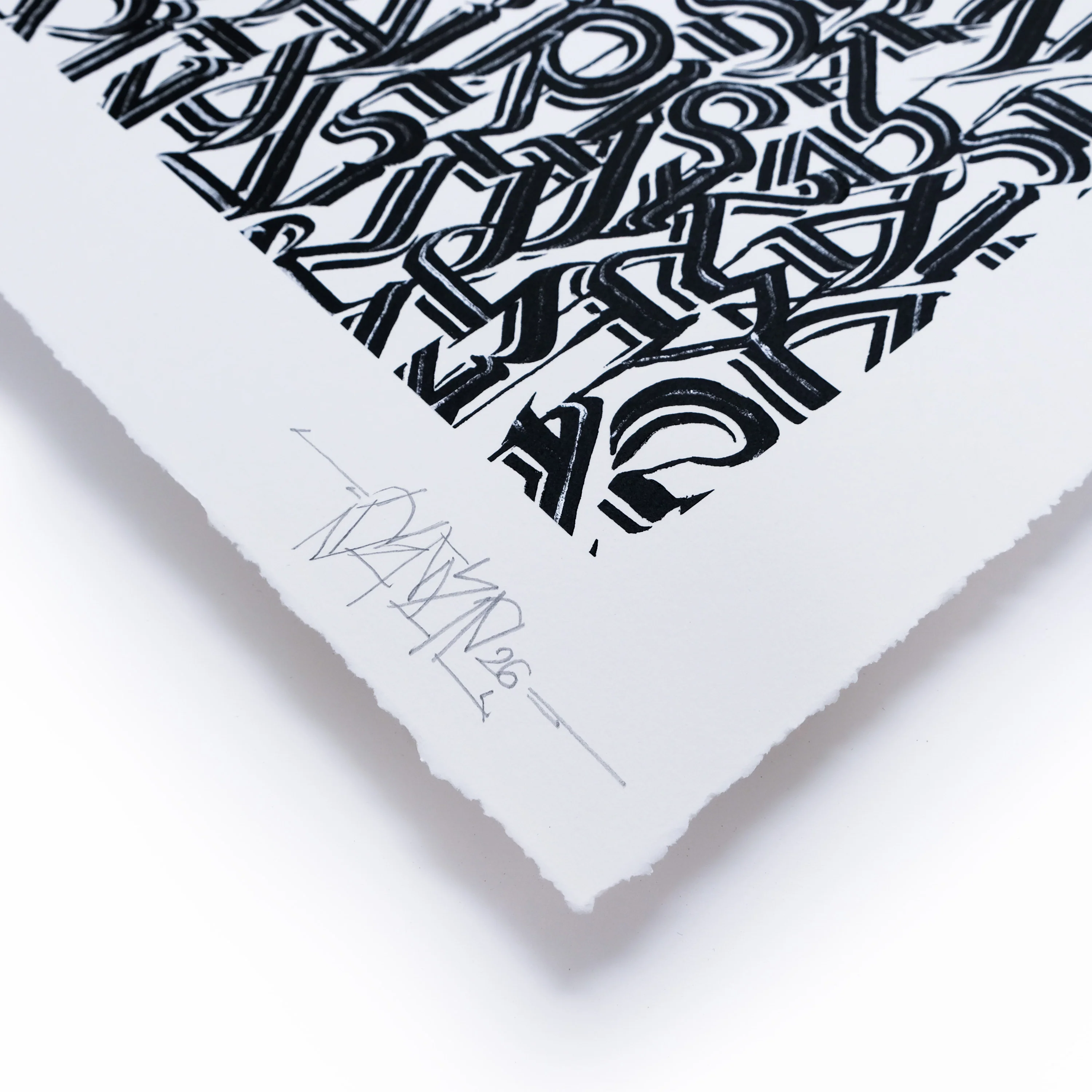 Los Angeles and Beyond (Black on White), by DEFER thumbnail 3