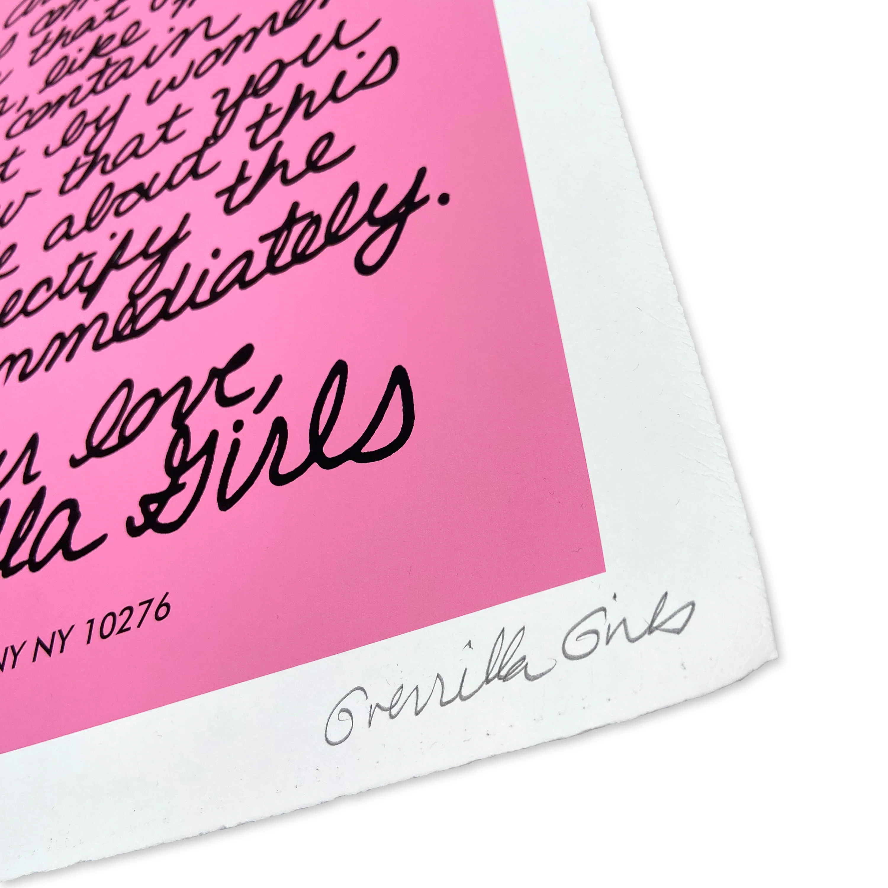 Dear Art Collector, by Guerrilla Girls, 1986 thumbnail 3