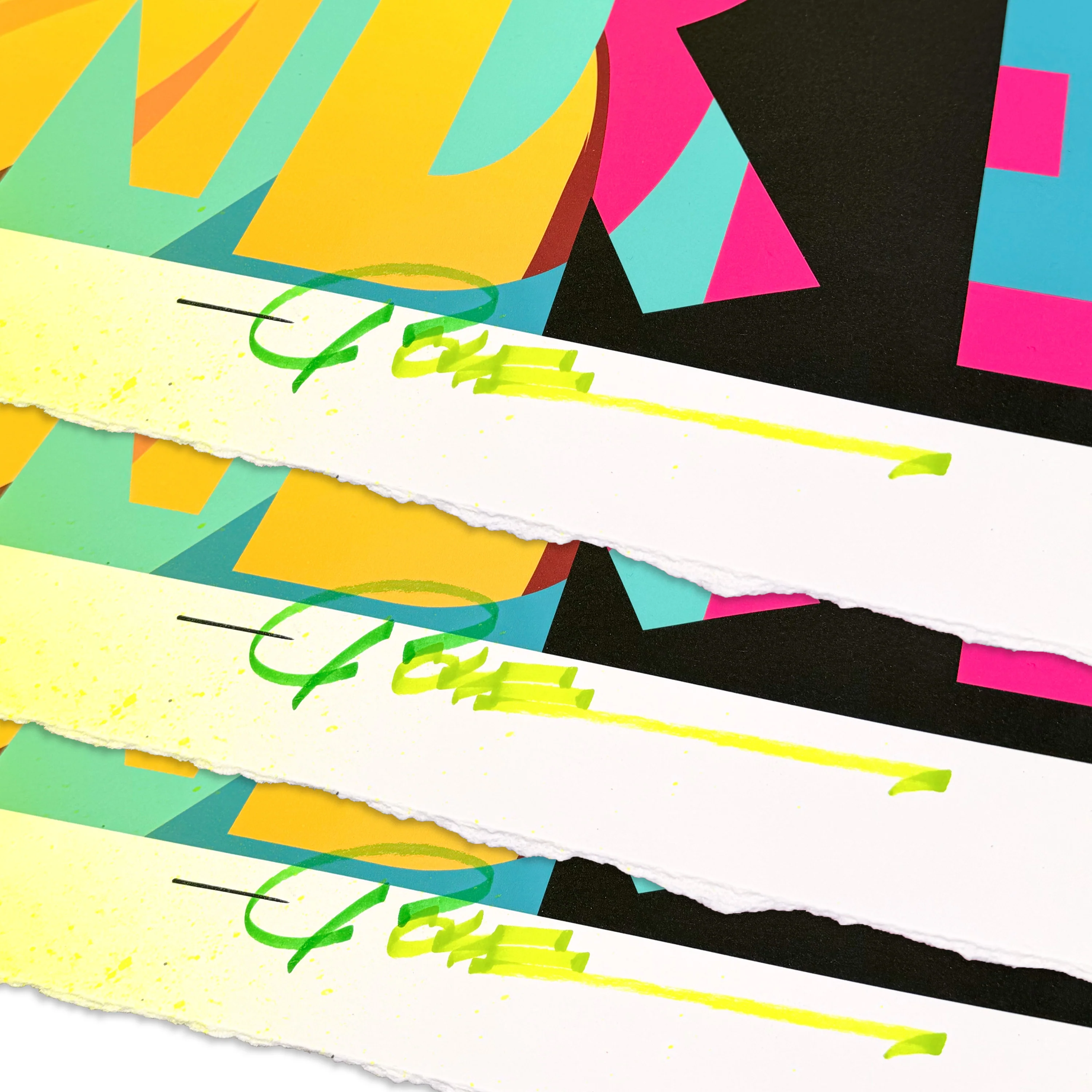 Sharp & Bande Hand-Embellished Print Set, by POSE thumbnail 3