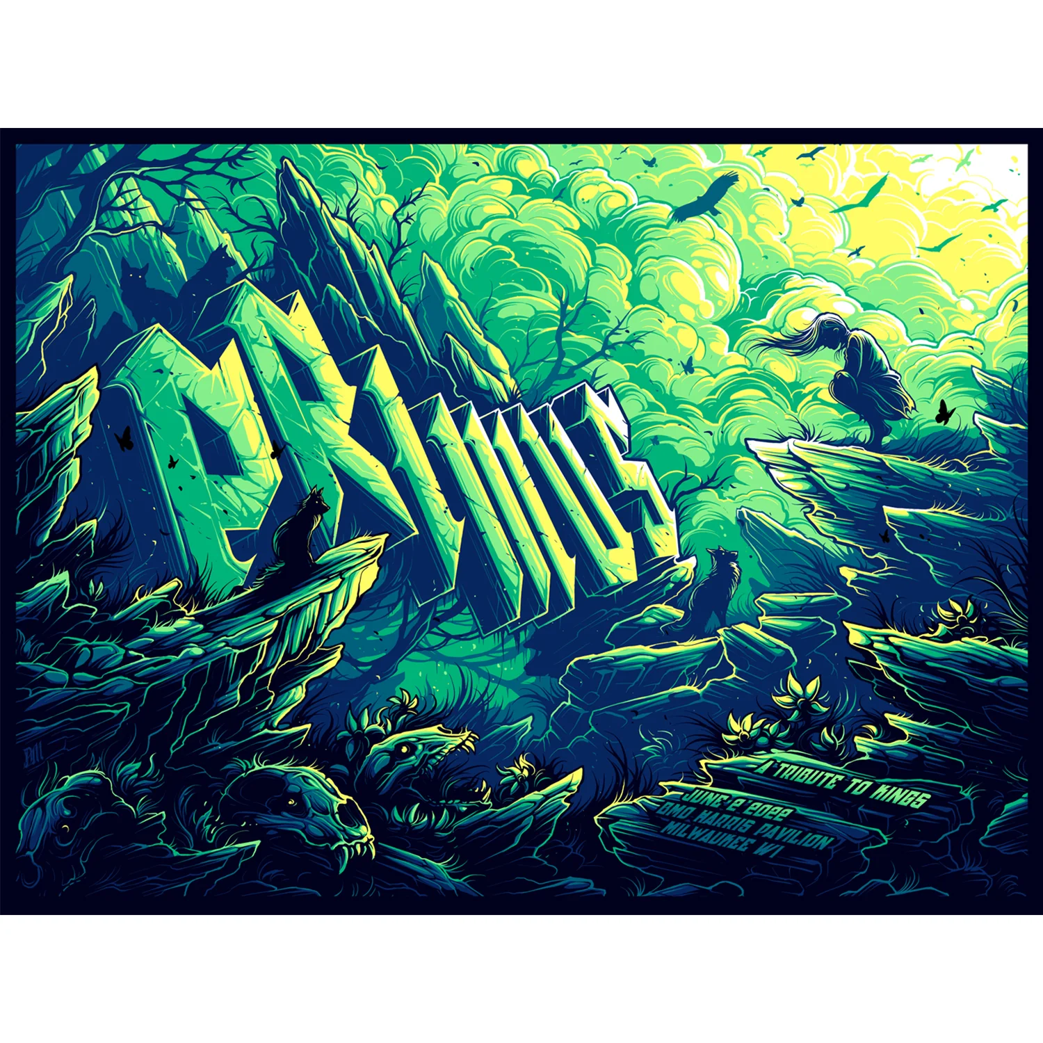 Primus - Milwaukee, by Dan Mumford, 2022