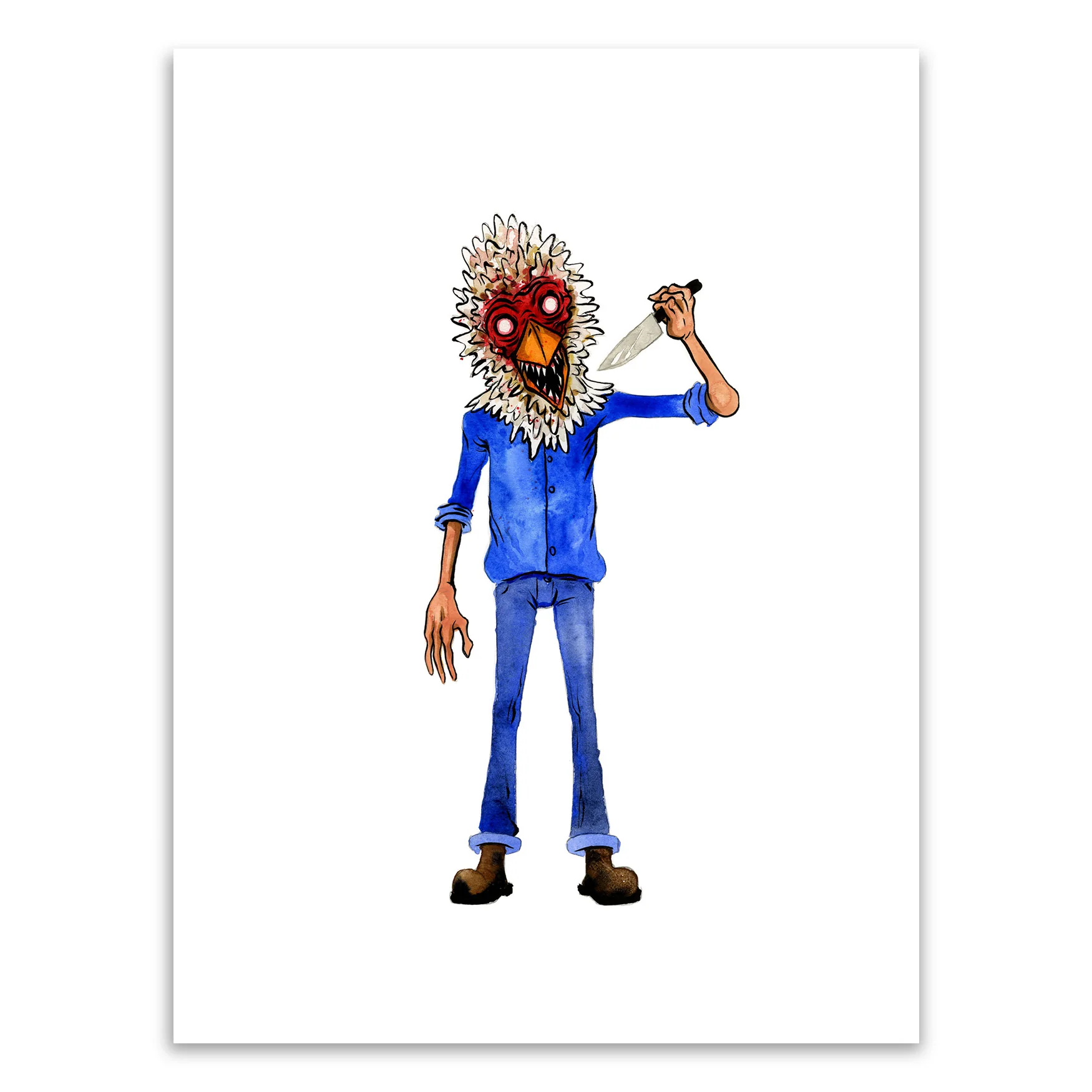 Bloodfreak Original Art, by Alex Pardee thumbnail 2