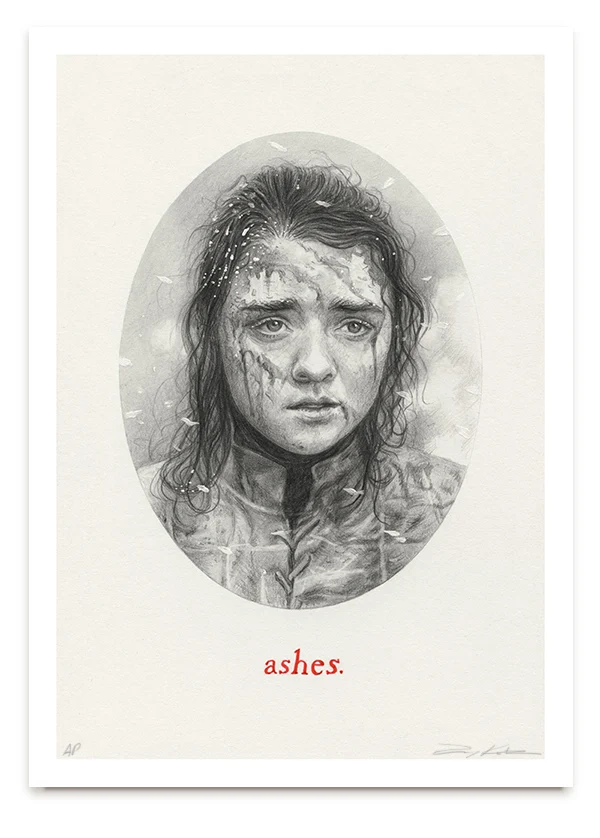 5x7 Arya Woodblock, by Rory Kurtz thumbnail 2
