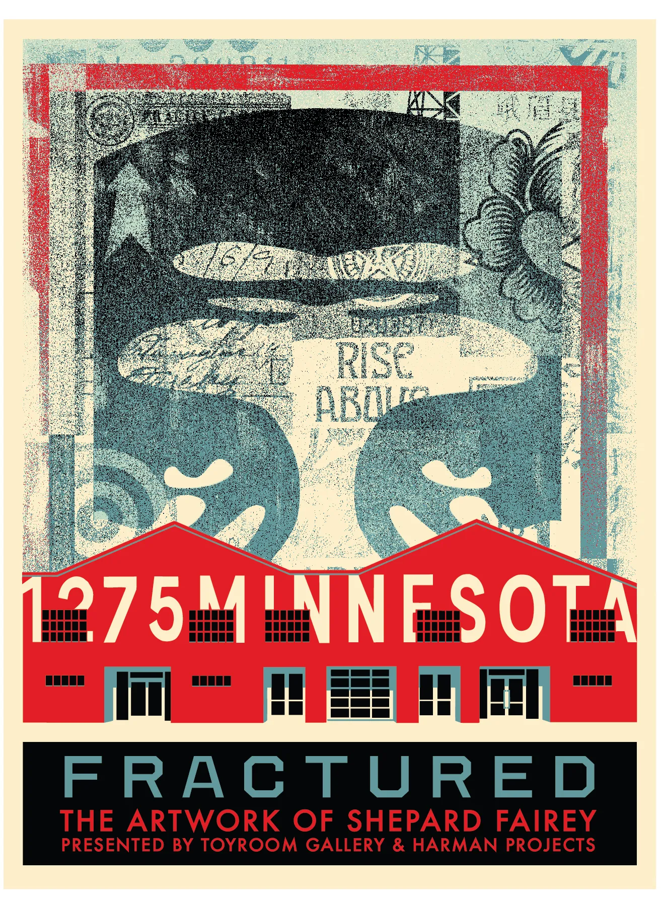 Fractured, by Shepard Fairey, 2025