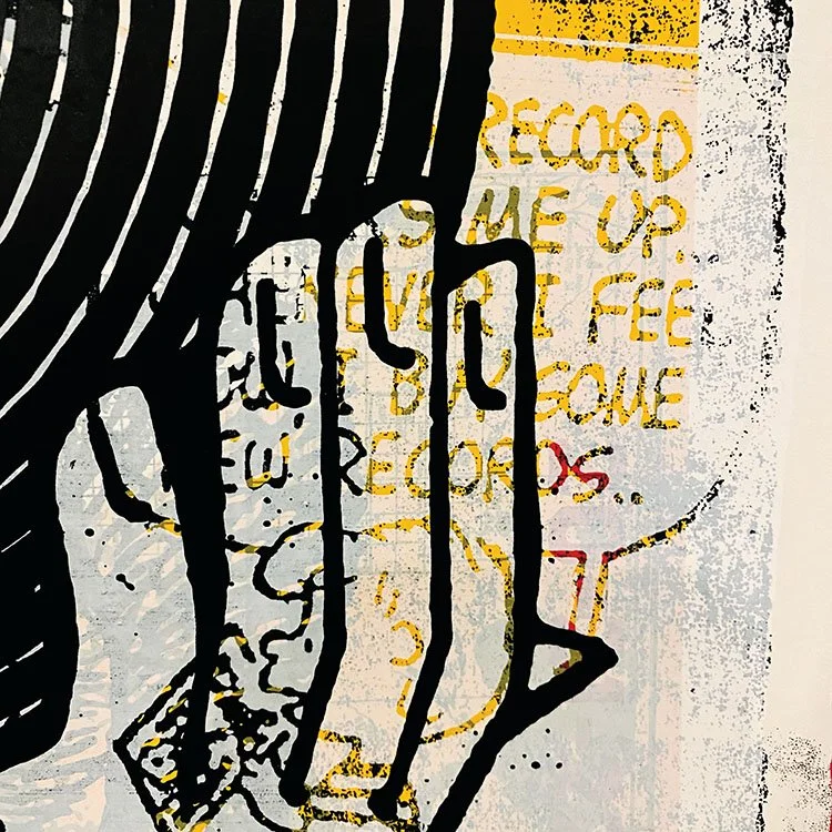 Record Monoprint #005, by Aesthetic Apparatus thumbnail 2