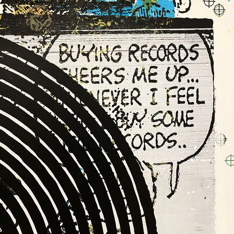 Record Monoprint #002, by Aesthetic Apparatus thumbnail 2