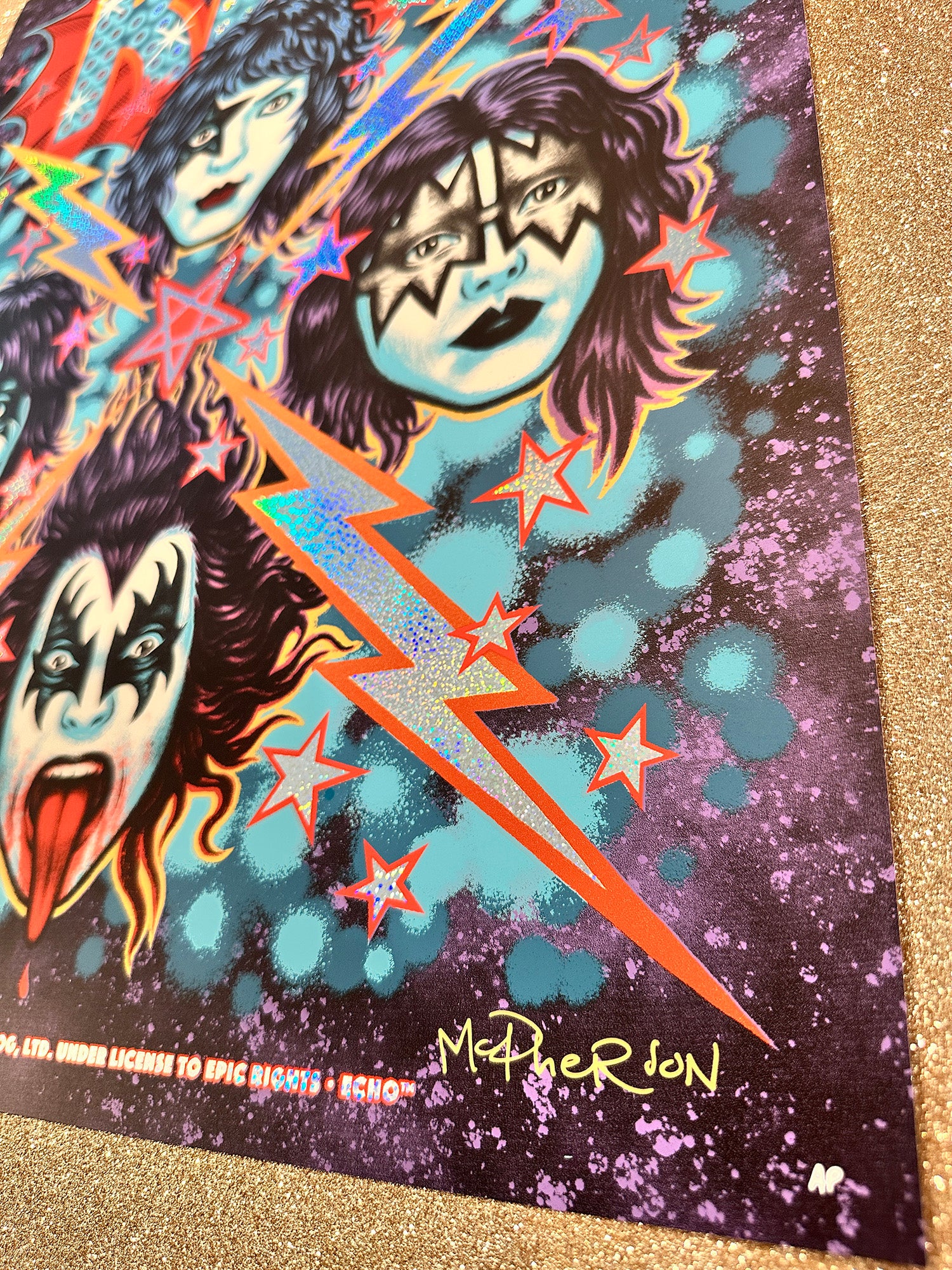 Kiss : Sparkle Foil AP, by Tara McPherson thumbnail 2