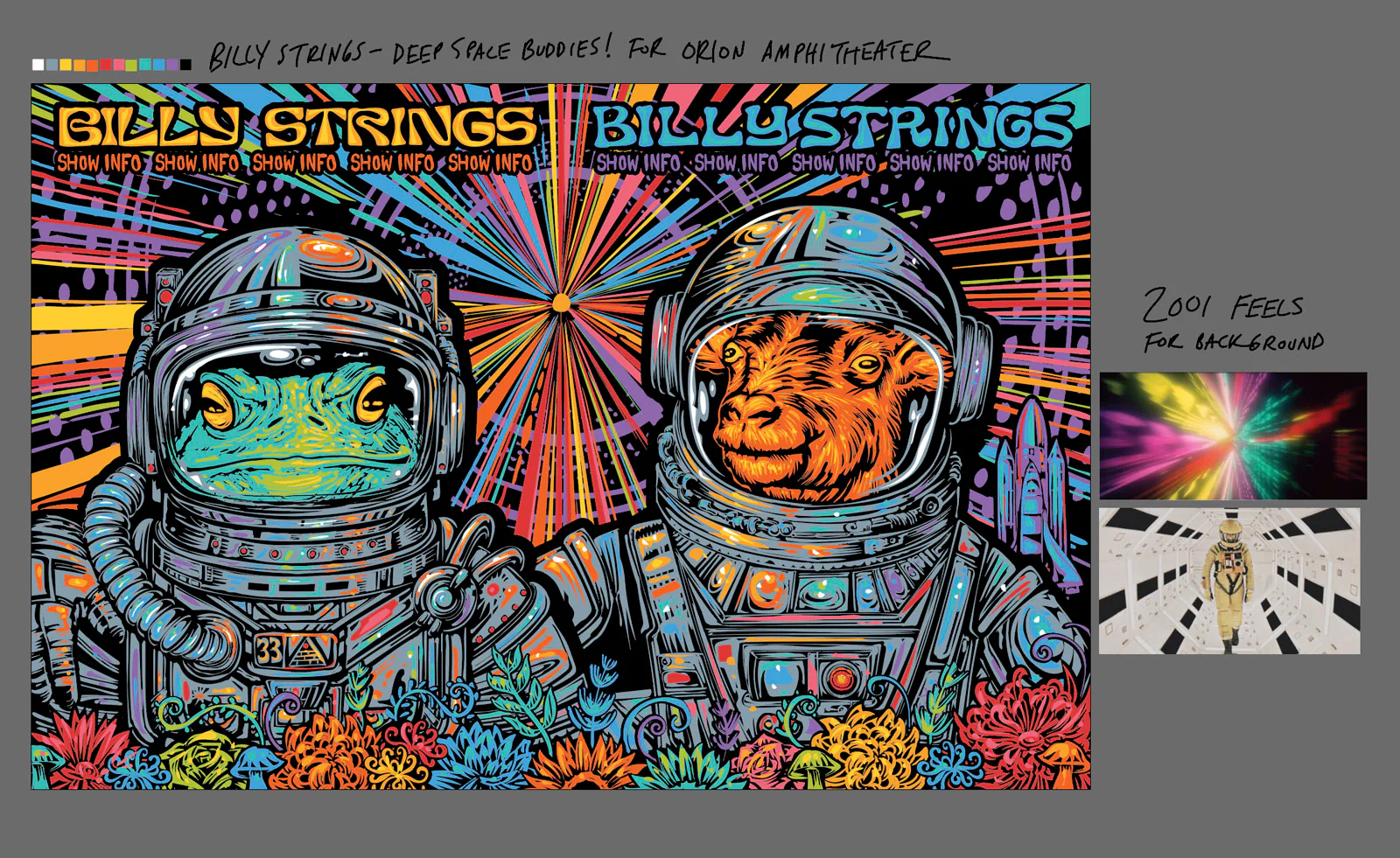 Billy Strings - deep space friends, by Todd Slater thumbnail 2