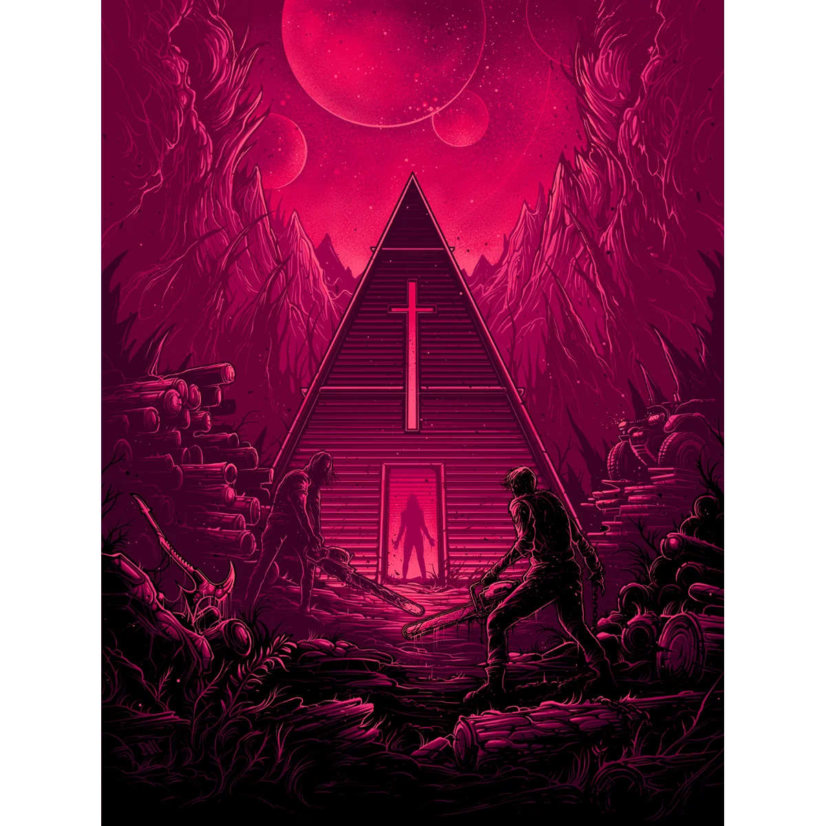Under the Crimson, Primordial Sky - Regular, by Dan Mumford