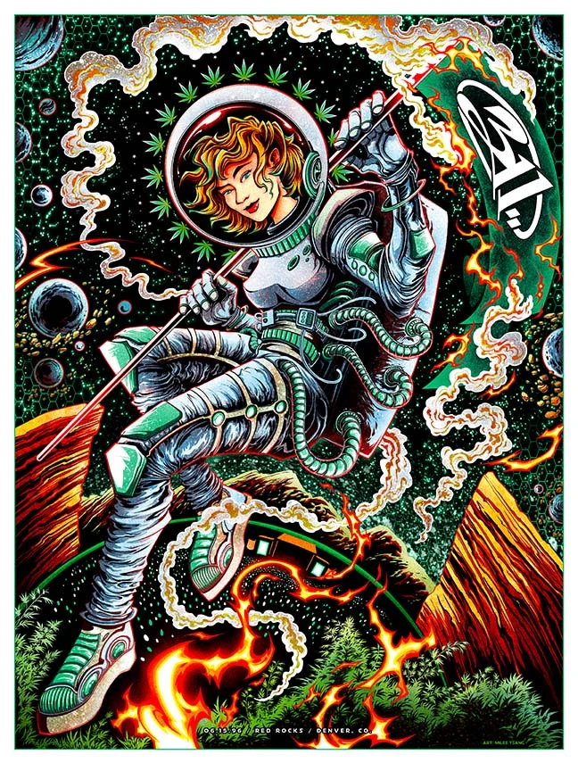 311 x Play:Bk Red Rocks Green Variant, by Miles Tsang, 1996