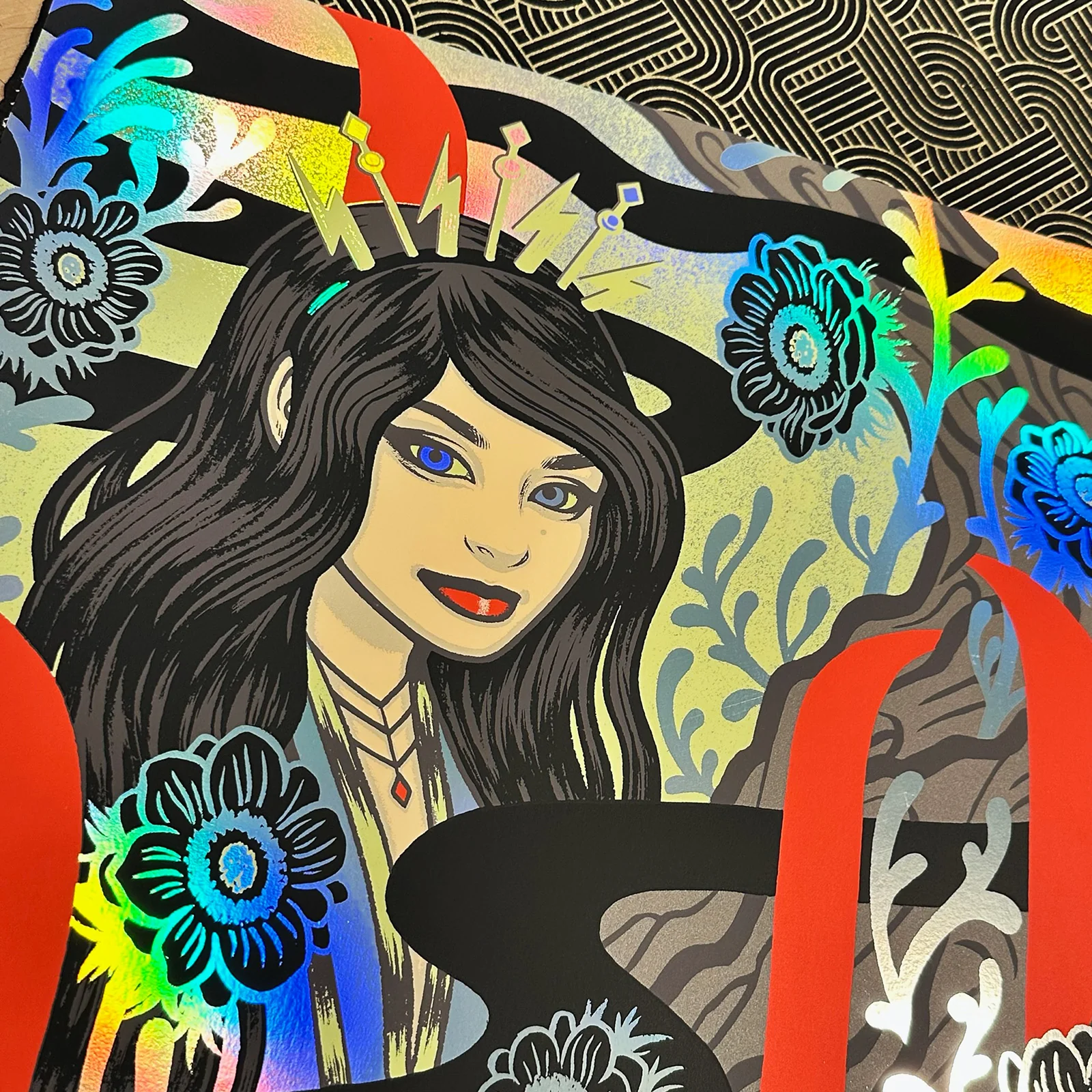 Interpol + Spoon Rainbow Foil, by Tara McPherson thumbnail 3