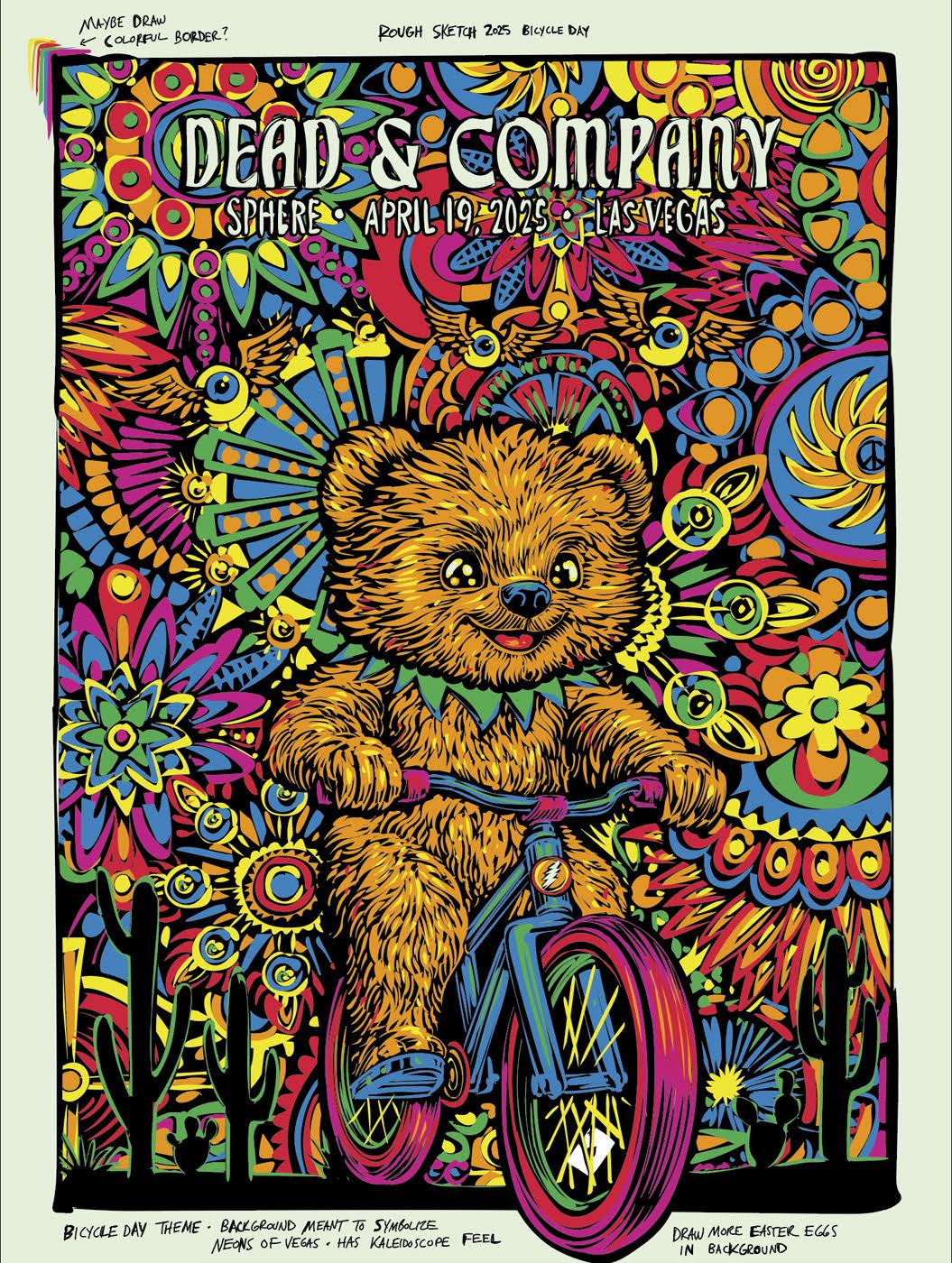 Dead And Company - Bicycle Day - Sphere, by Todd Slater thumbnail 2