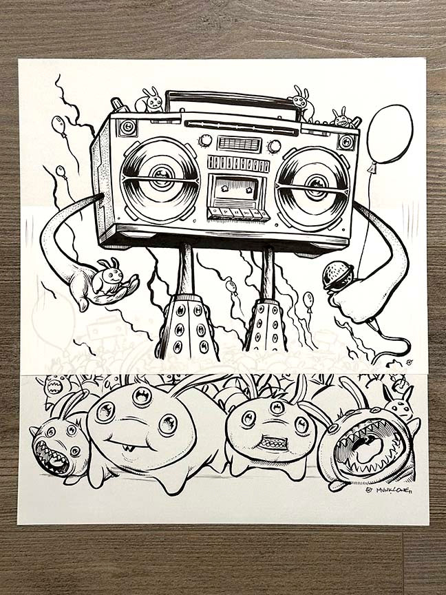 Block Party Bunnies Inks, by Munk One thumbnail 2