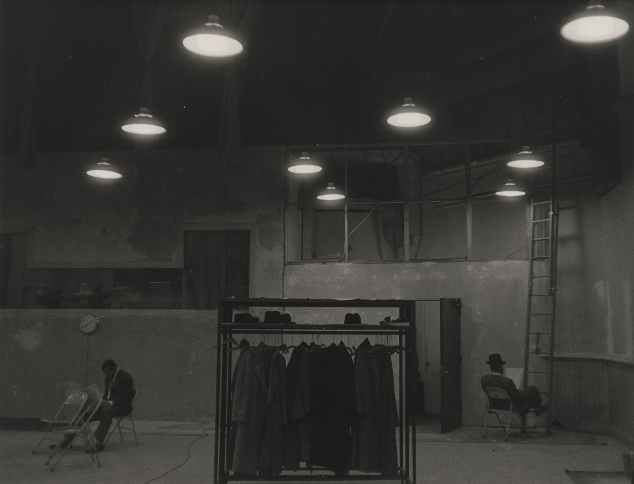 Roy DeCarava, Ellington session break, 1954