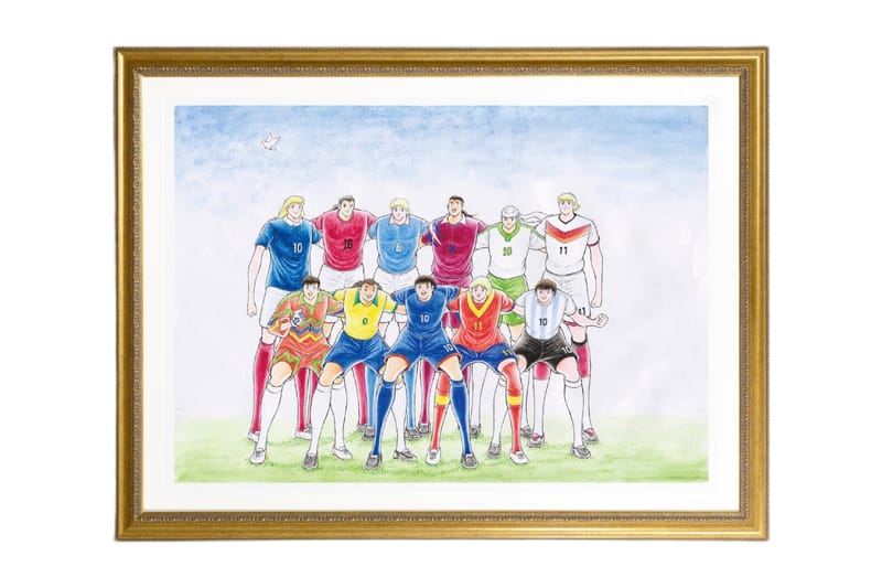 Captain Tsubasa Turns the World’s Game Into Collectible Art in Milan