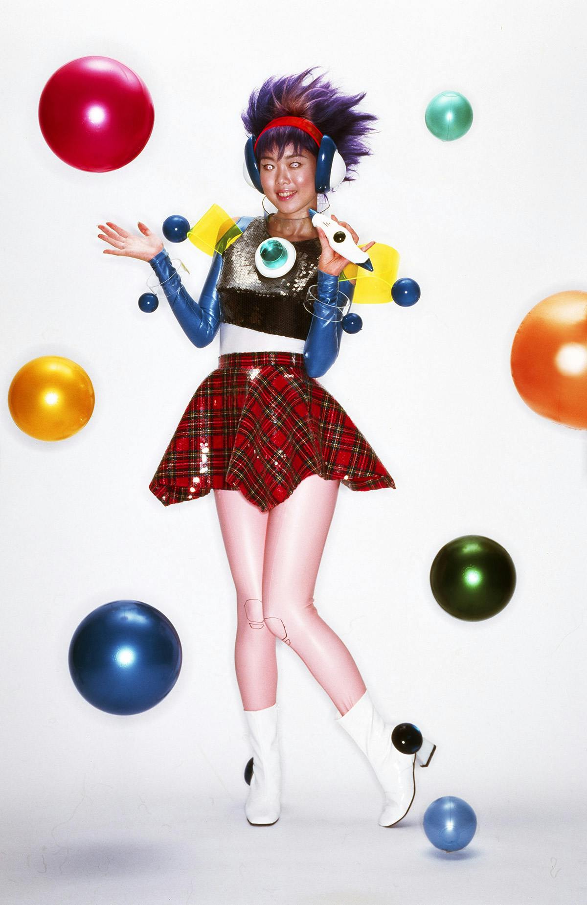 Mariko Mori posed as a futuristic pop idol in Birth of a Star